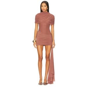 Deme by Gabriella Hazel Mini Dress in Mocha